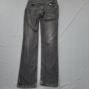 Levis 511 Slim Fit Jeans Mens 32x33 Faded Black Stretch Denim Vintage Denim